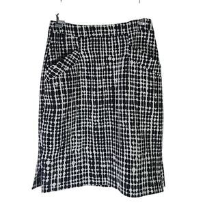 LK Bennett Pockets Pencil Skirt Womens 4 Short Stretch Acedemia Indie Office